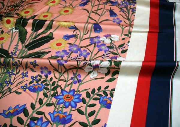 New Collection Designer Fabric #2Pink Silk Stretch Satin Italian Fabric/Haute Couture Fabric Silk Digital Inkjet /Fashion Fabric 6 ⋆