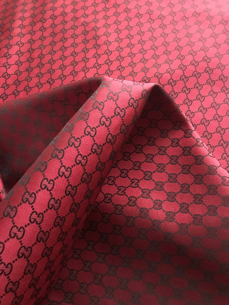 New!Gucci Jacquard Monogram Print In Dark RED BLACK Logo/By Order Only ...