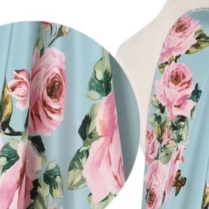 Dolce Gabbana Silk Spandex Fabric