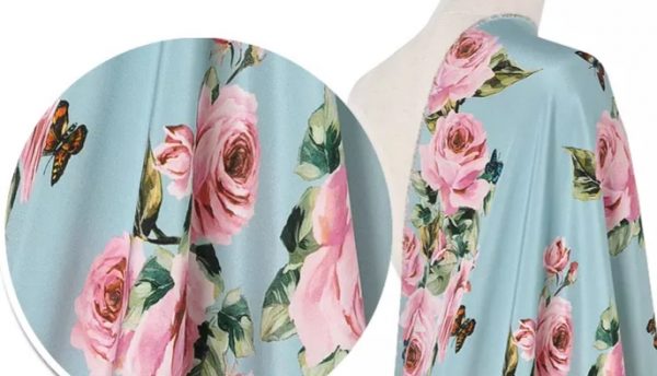 Dolce Gabbana Silk Spandex Fabric