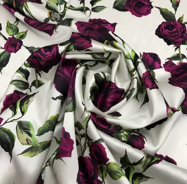 Italian Couture Silk Fabric/Inkjet Silk Fabric/ 19momme Art Work Silk Fabric/Exclusive Italian Fabrics/Limited Edition 4 ⋆