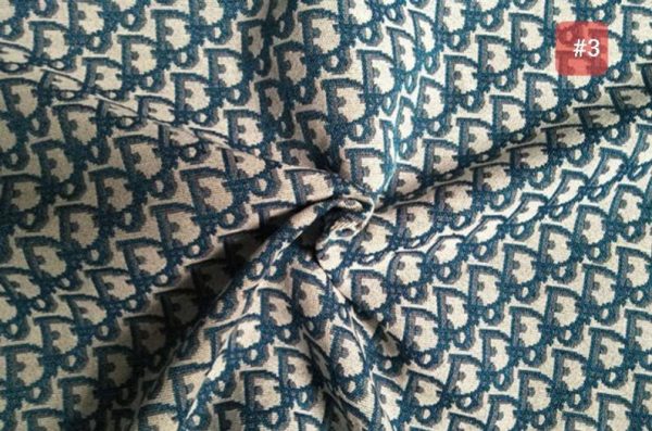 New! Designer Jacquard Cotton Fabric Tapestry Dior Brocade Woven Fabric
