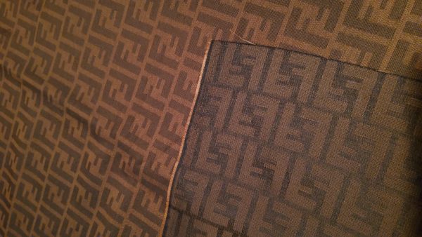Double Sided Fendi Quality Italian Fabric for Clothing and an accessories