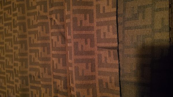 Double Sided Fendi Quality Italian Fabric for Clothing and an accessories
