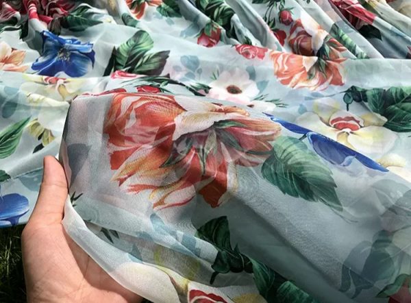 DG Gorgeous Silk Chiffon Fabric