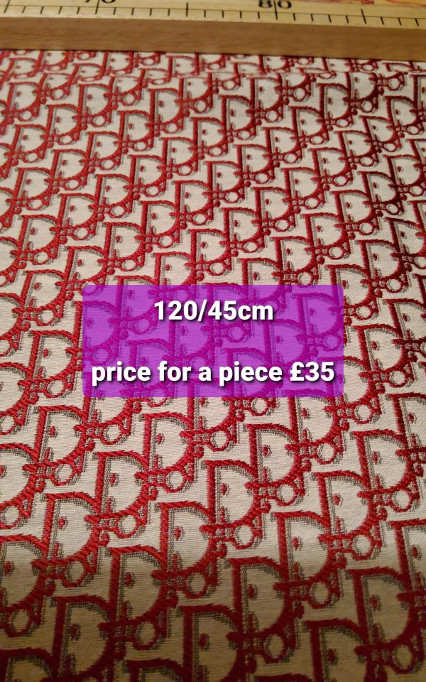 Dior Jacquard Fabric Sold By Piece 120/45cm ⋆ Rozitta Rapetti Dior Jacquard