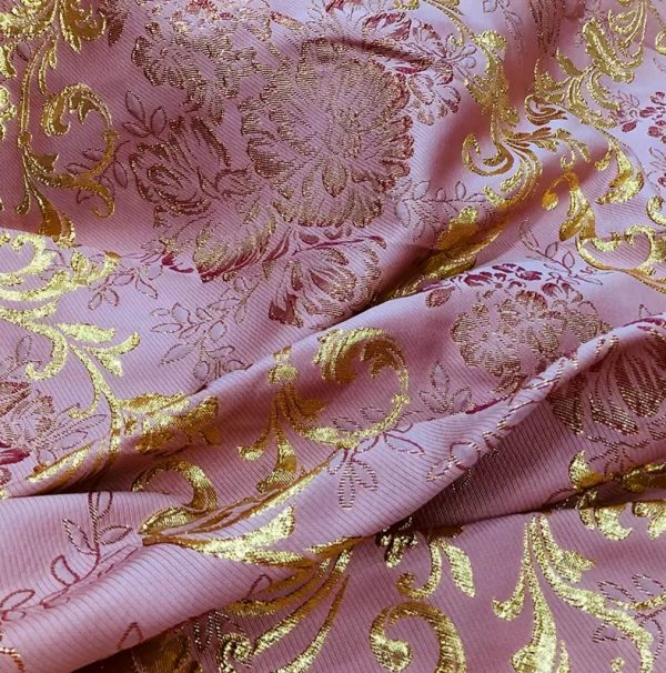 Dolce Gabbana jacquard Gold thread fabric