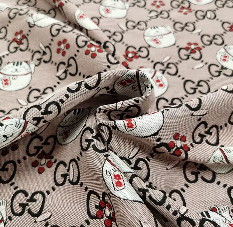 godkende Indlejre kim Gucci Fabric Cat Design New Collection/Gucci Brocade Fabric/Gucci Logo And  Cat Pattern Designer Fabric ⋆ Rozitta Rapetti Gucci Silk Twill