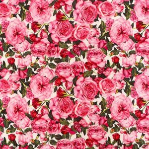 Roses print DG fabric