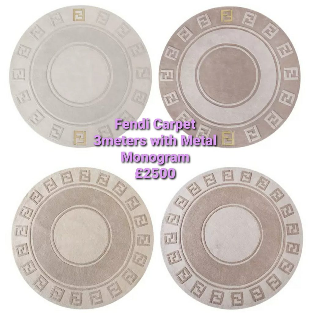 Fendi Carpet/Luxury Fendi Wool Carpet In Various Shape,colours,size 3