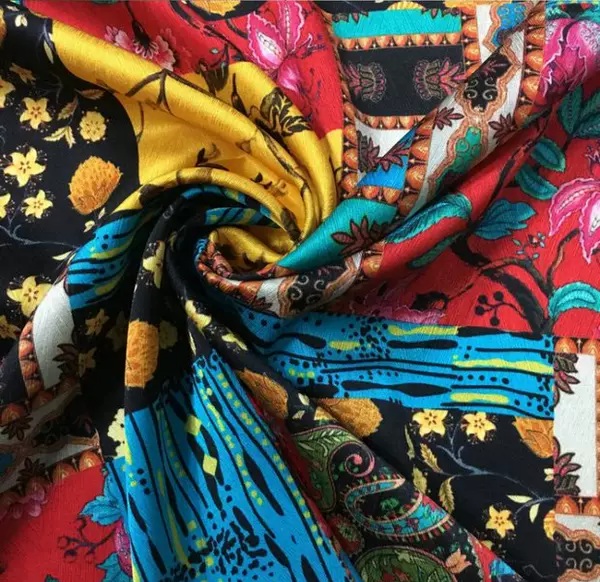 Exclusive Silk Fabric Oscar De La Renta/Designs Based On Oriental ...