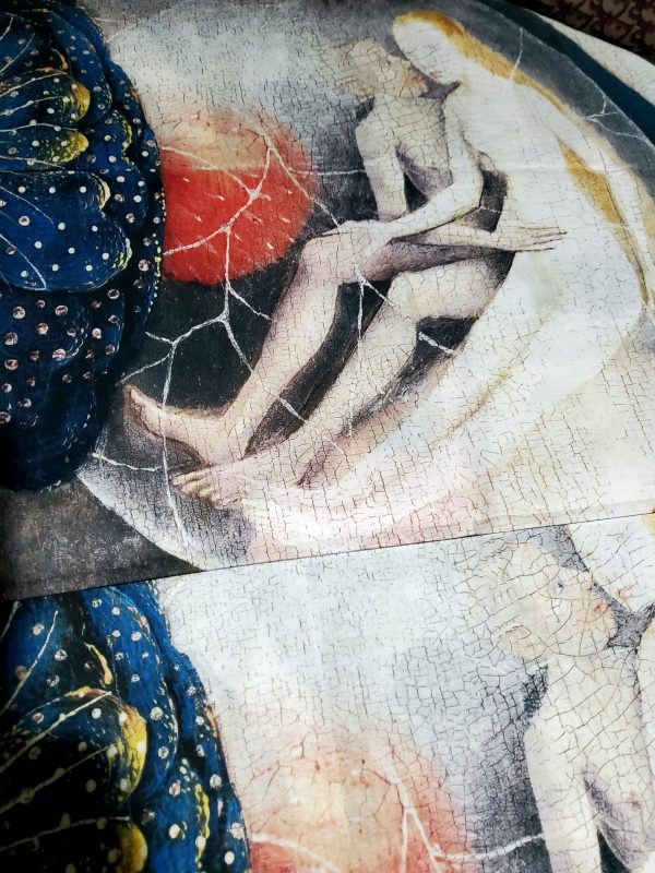 Art Meets Fashion Collection Cotton Fabric Bosch Painting pattern "Garden of Earthly Delights"/Exclusive Limited Edition Italian Fabric Art inspired 6 ⋆