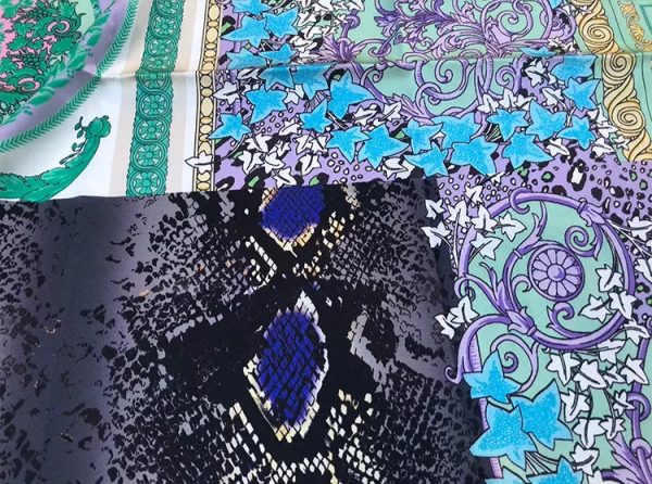 Silk Satin 2021 Collection/Snake skin pattern New Collection Silk/Shirt fabric 4 ⋆