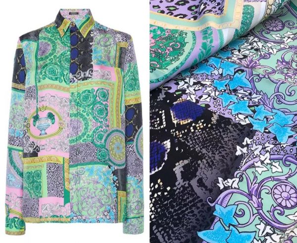 Silk Satin 2021 Collection/Snake skin pattern New Collection Silk/Shirt fabric 9 ⋆