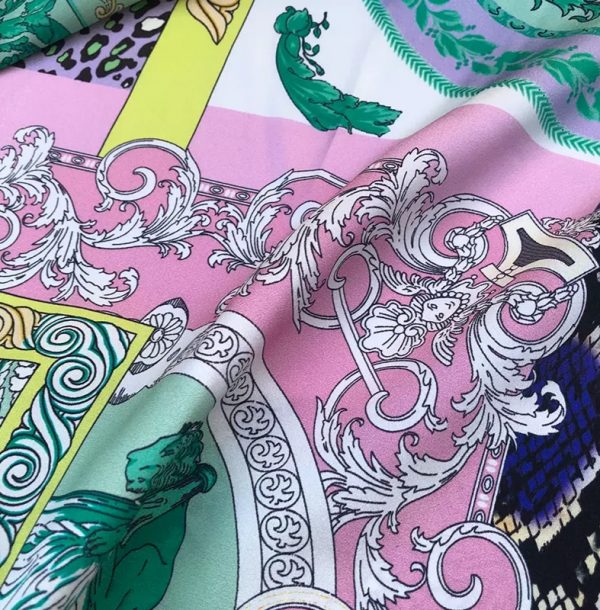 Silk Satin 2021 Collection/Snake skin pattern New Collection Silk/Shirt fabric 12 ⋆