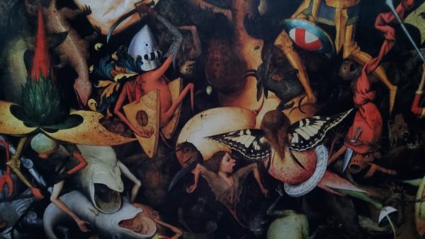 Pieter Bruegel the Elder "The Fall of the Rebel Angels" Digital Paint on Pure heavy silk.Fabric for outwear 16 ⋆