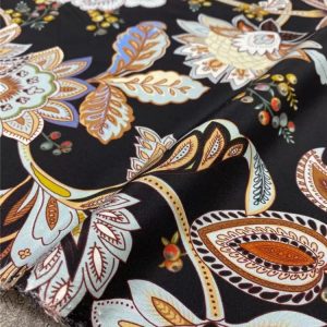 Etro silk crepe de chine stretch fabric