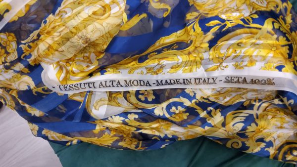Versace silk peken chiffon Alta Moda