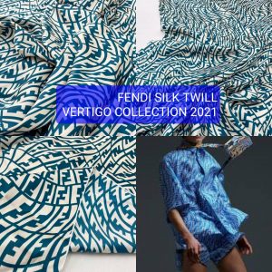Fendi Silk Twill VERTIGO COLLECTION 2021