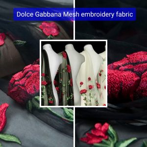 Italian fabric Exclusive lace floral pattern