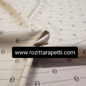 Gucci jacquard fabric with small logo