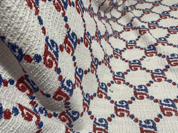 Italian Wool Cotton Tweed Fabric