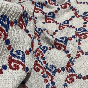 Italian Wool Cotton Tweed Fabric