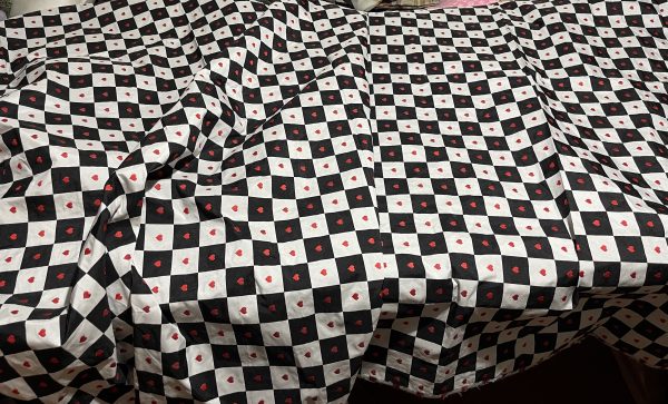 Dior amour jacquard fabric chessboard