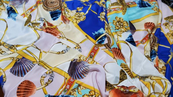 Versace Atelier Sea Collection fabric Silk