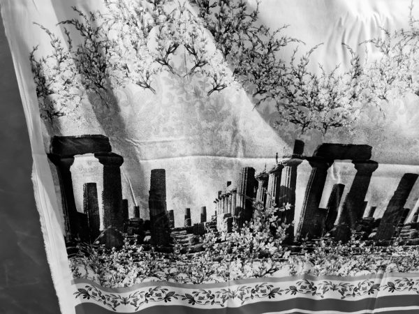 Italian Designer Cotton fabric Roman Architectural Design,Alta Moda Fabric,Fashion week Capri Show,Ancient Rome collection 2 ⋆