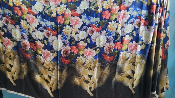 Italian Designer Silk Fabric Fashion