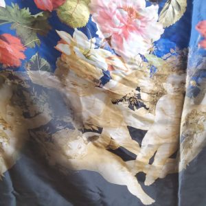 Italian Designer Silk Fabric Fashion