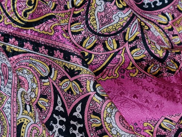 Etro Exclusive Italian Fashion week Silk fabric