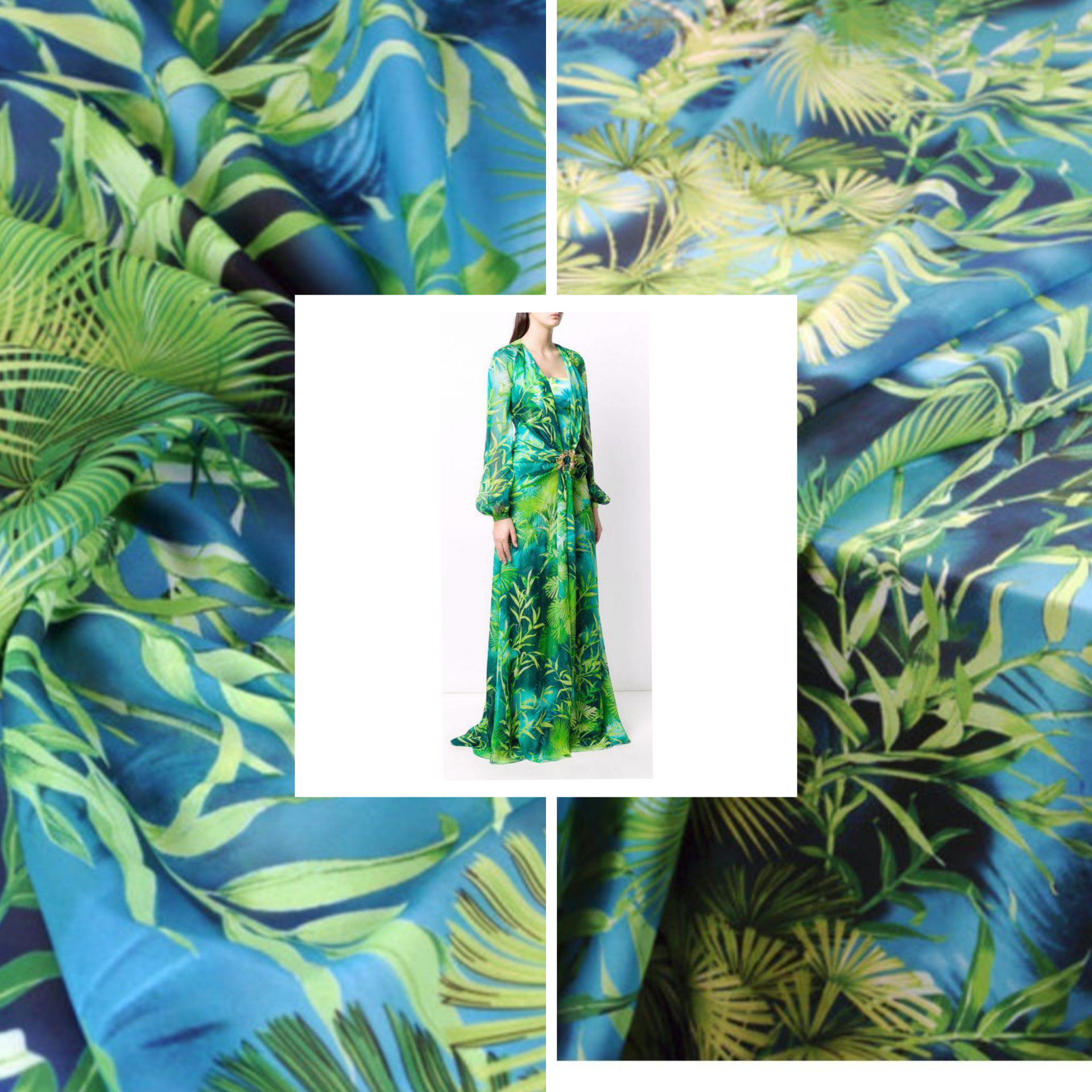 Chiffon Fabric JLo Dress Fabric/Italian Designer Fabrics ⋆ Gucci Silk Twill