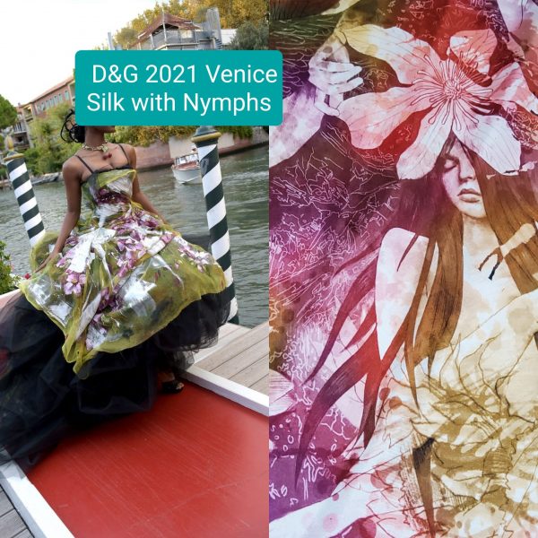 Fashion Week Silk Satin fabric
