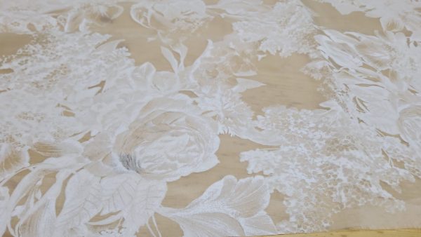 Fabric is perfect for wedding and evening dress