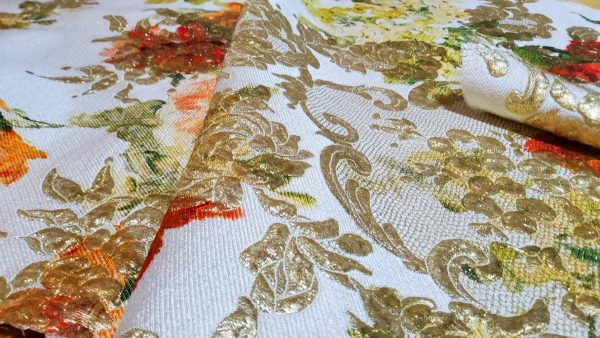 Fabric is perfect for wedding and evening dress,jacket,