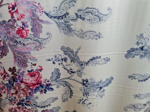Italian Designer Silk Fabric