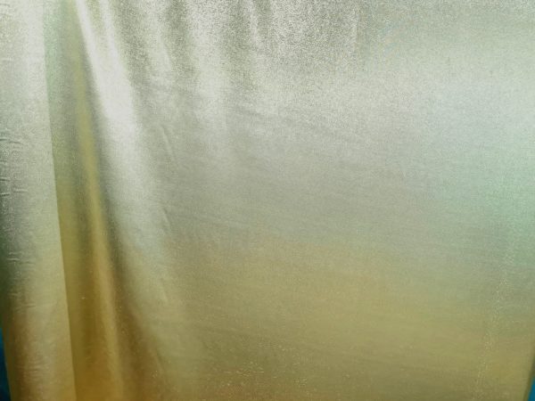 Italian Designer fabric Fashion Show gold platinum silk