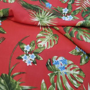 Leaves and Flowers Design Fabric