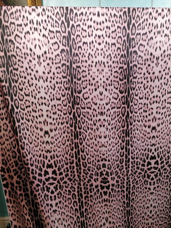 Roberto Cavalli silk fabric leopard print