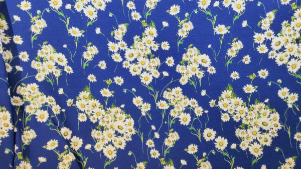 Italian fabric chamomile pattern