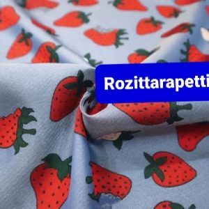 Gucci jacquard fabric Strawberry pattern