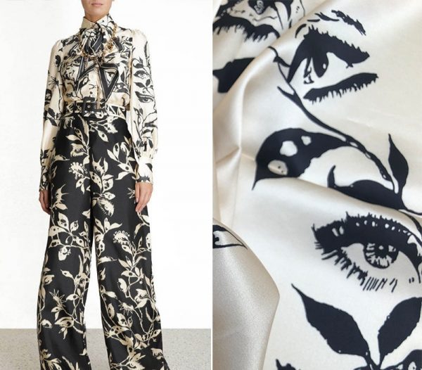 Exclusive Italian Silk Fabric Fashion week 2021/ Silk Fabric 1 ⋆