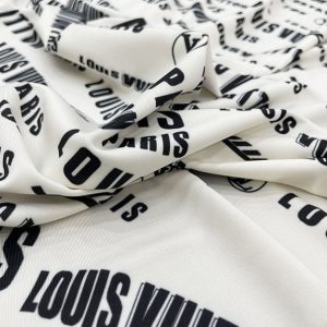 Exclusive Haute Couture LV Silk fabric