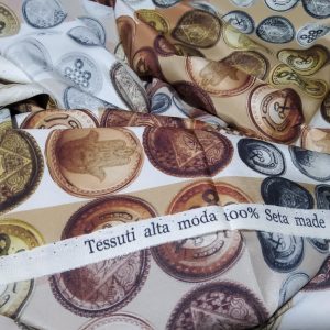 Exclusive Alta Moda Italian Silk viscose fabric