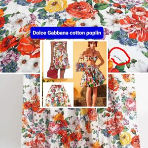 DG Exclusive Haute Couture cotton Fabric
