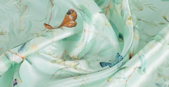 Valentino Silk jacquard fabric mulberry silk