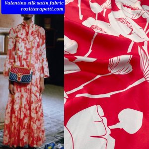 Valentino Italian Designer silk fabric