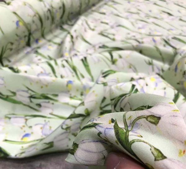 Italian Designer silk fabric